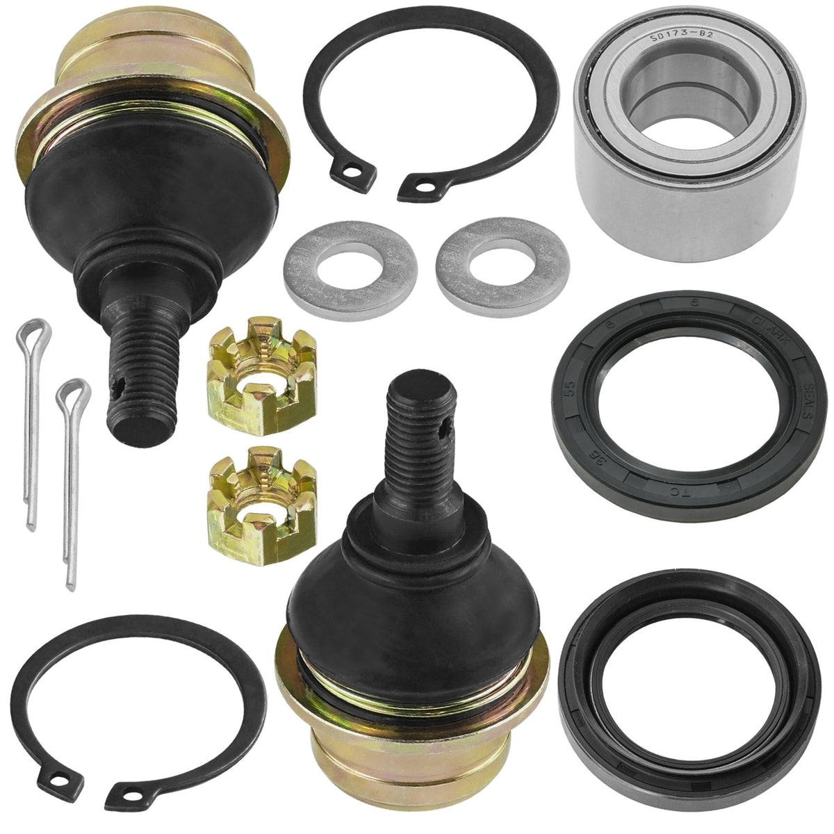 Front Knuckle Ball Joint Bearing Replacement for Suzuki LT-A700X Kingquad 700 (2005–2007)