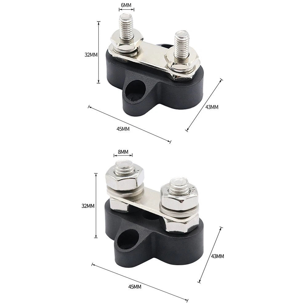 RV Battery Terminal for RVs (48V DC) Stainless Steel Hardware