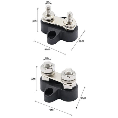 RV Battery Terminal for RVs (48V DC) Stainless Steel Hardware