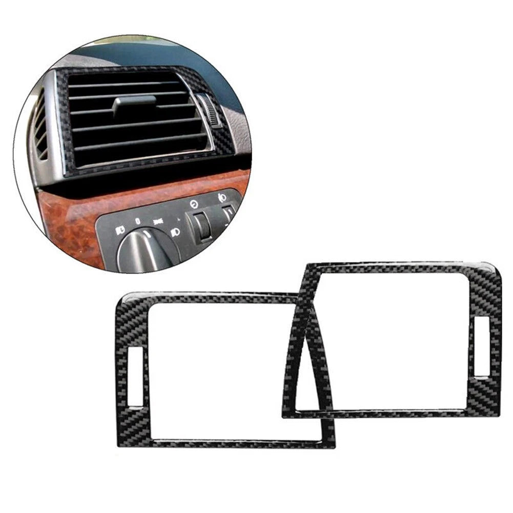 Carbon Fiber Interior Air Vent Trim for BMW E46 (1998–2006)