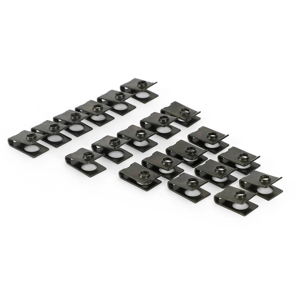 20x Faring Bolt Nut Screw Clip Speedclips 5mm for Honda T