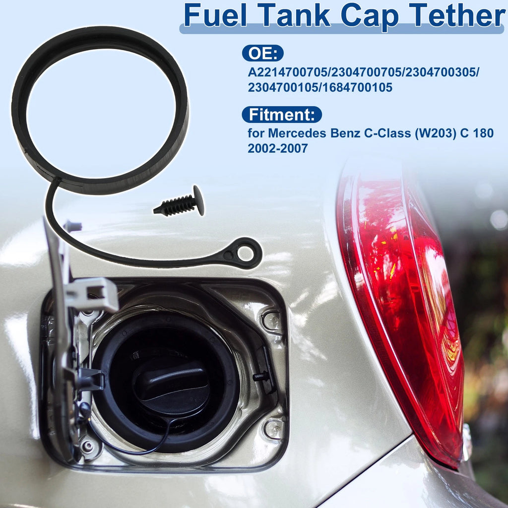 Fuel Tank Cap Tether Replacement for Mercedes Benz C-Class W203 C 180 (2001–2004)