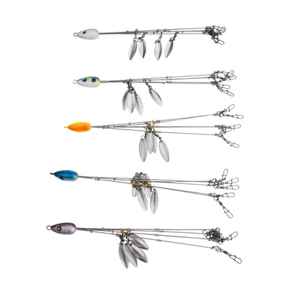 Alabama Rig Head Swimming Bait with Fast Spinner for Fishing