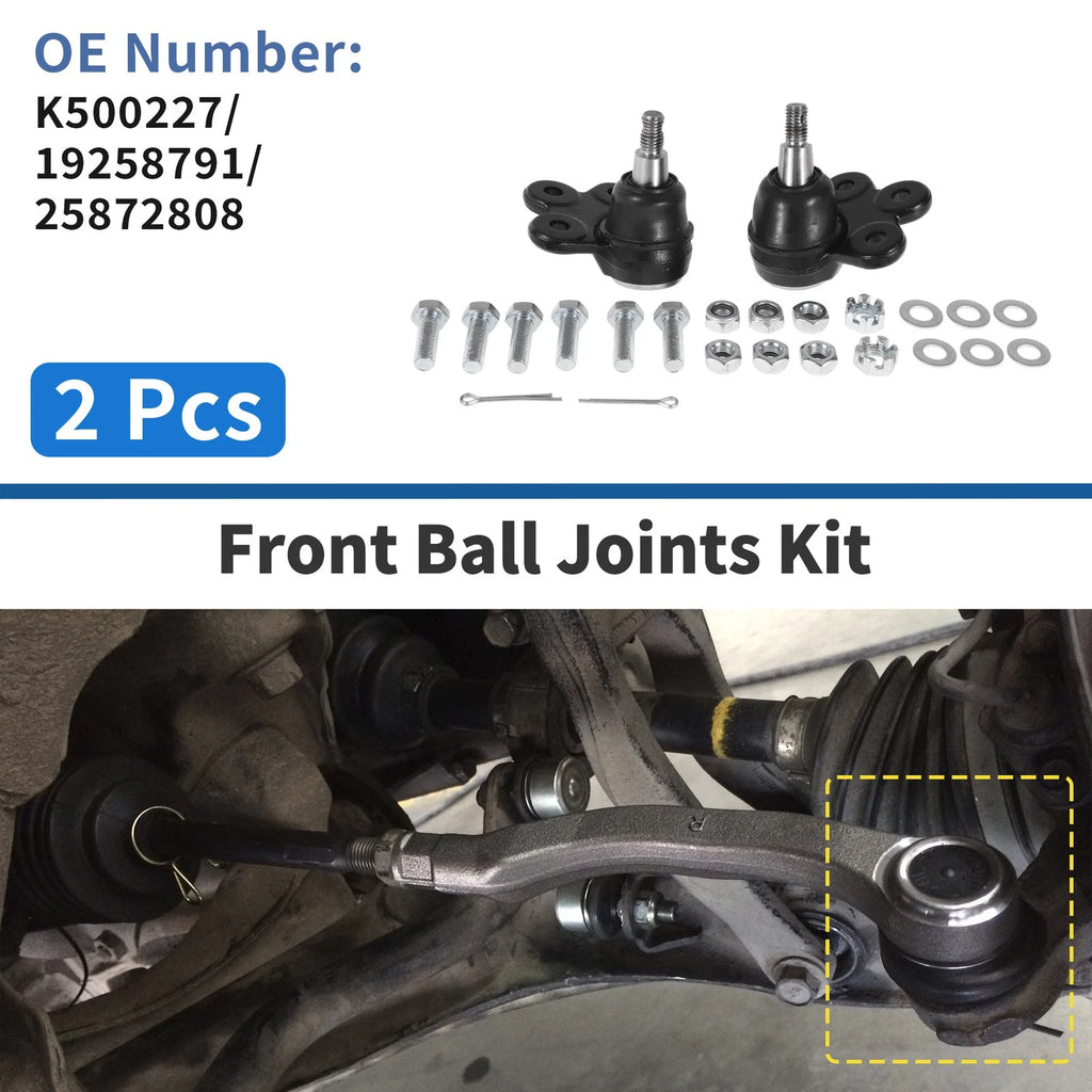 2 Pcs Front Lower Ball Joints Replacement for Chevrolet Equinox (2010–2017)