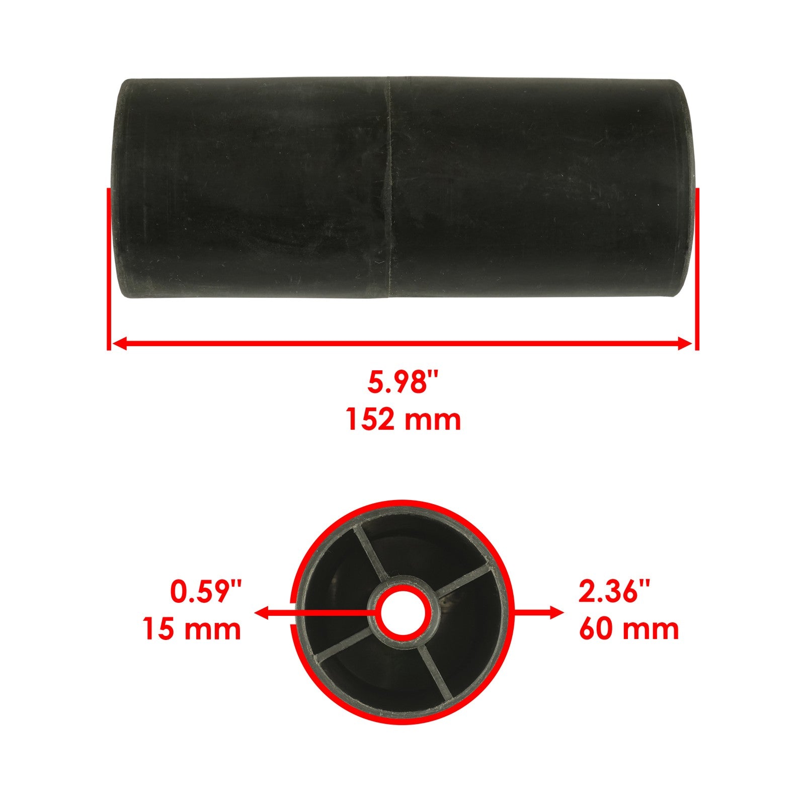 Front Deck Roller for MTD 38 in (2005–2015)