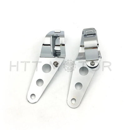 Fork Tube Side-Mounting Headlight Bracket for Kawasaki Vulcan 34-46mm