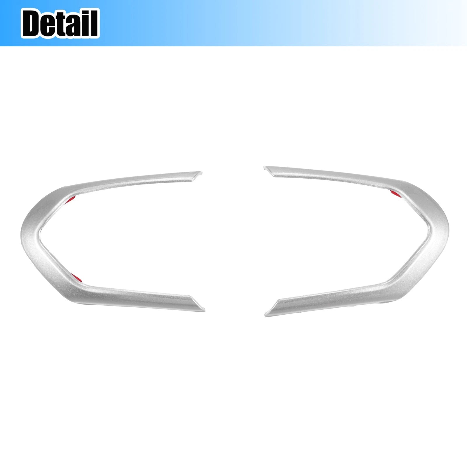 Steering Wheel Cover ABS Plastic Silver Tone for BMW M2 (2016–2020)