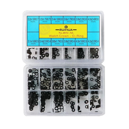 12-Size Waterproof Rubber O-ring Gasket Assortment (300 Pack)