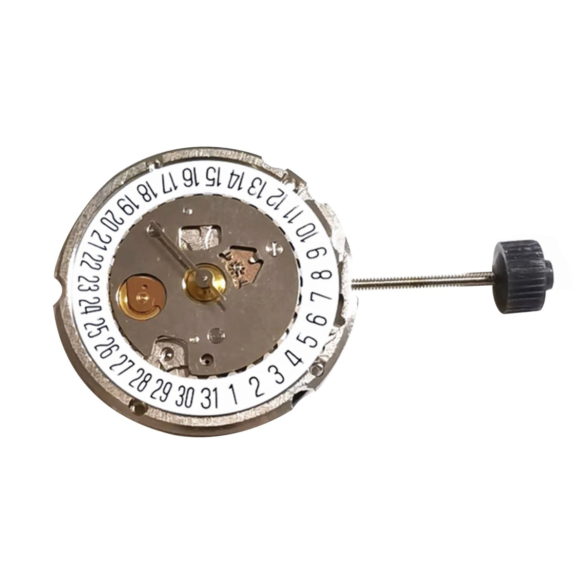 1-Jewel 3-Hand Calendar Quartz Watch Movement Replacement for 956.412
