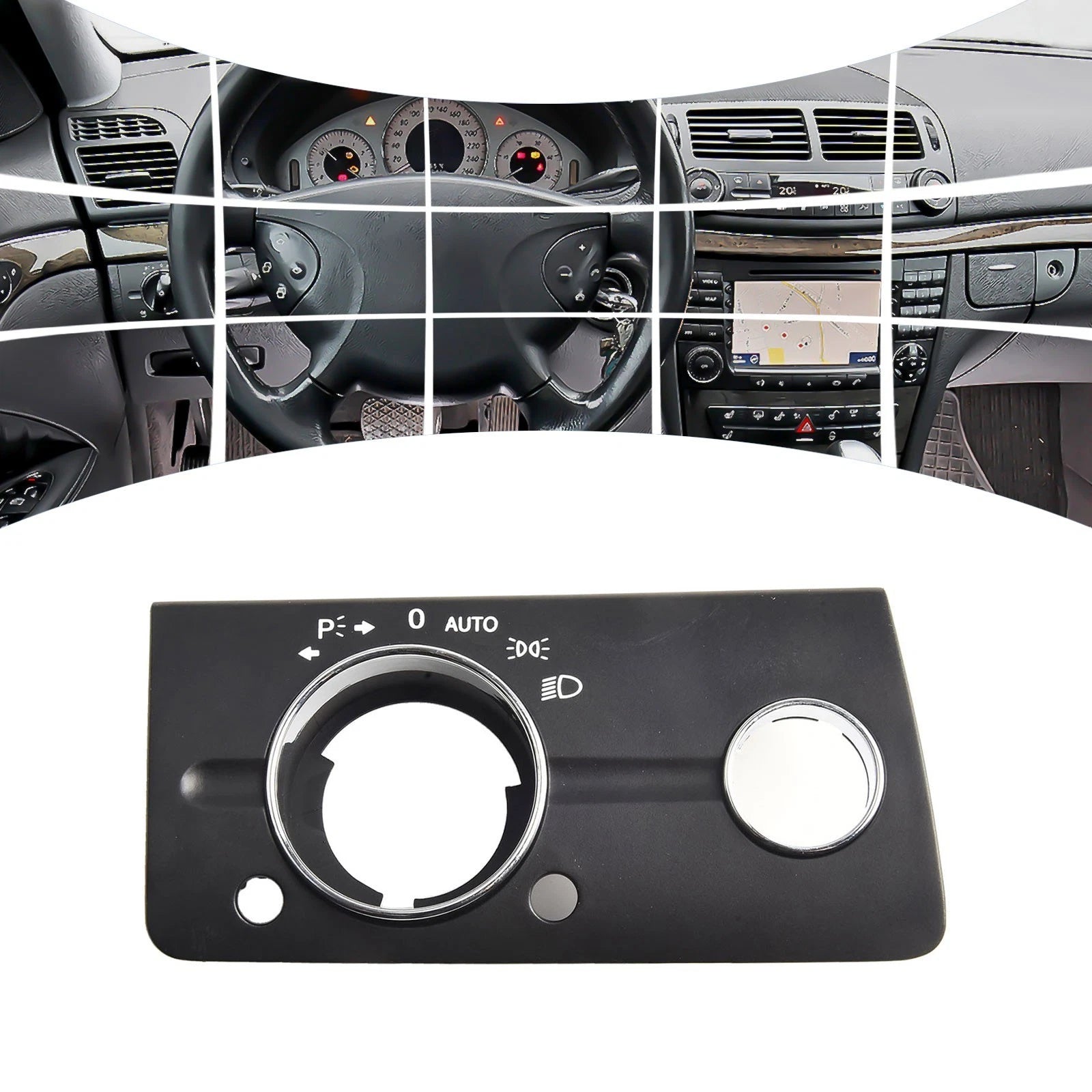 Headlight Switch Panel Cover for Mercedes-Benz W211 (2003–2009)