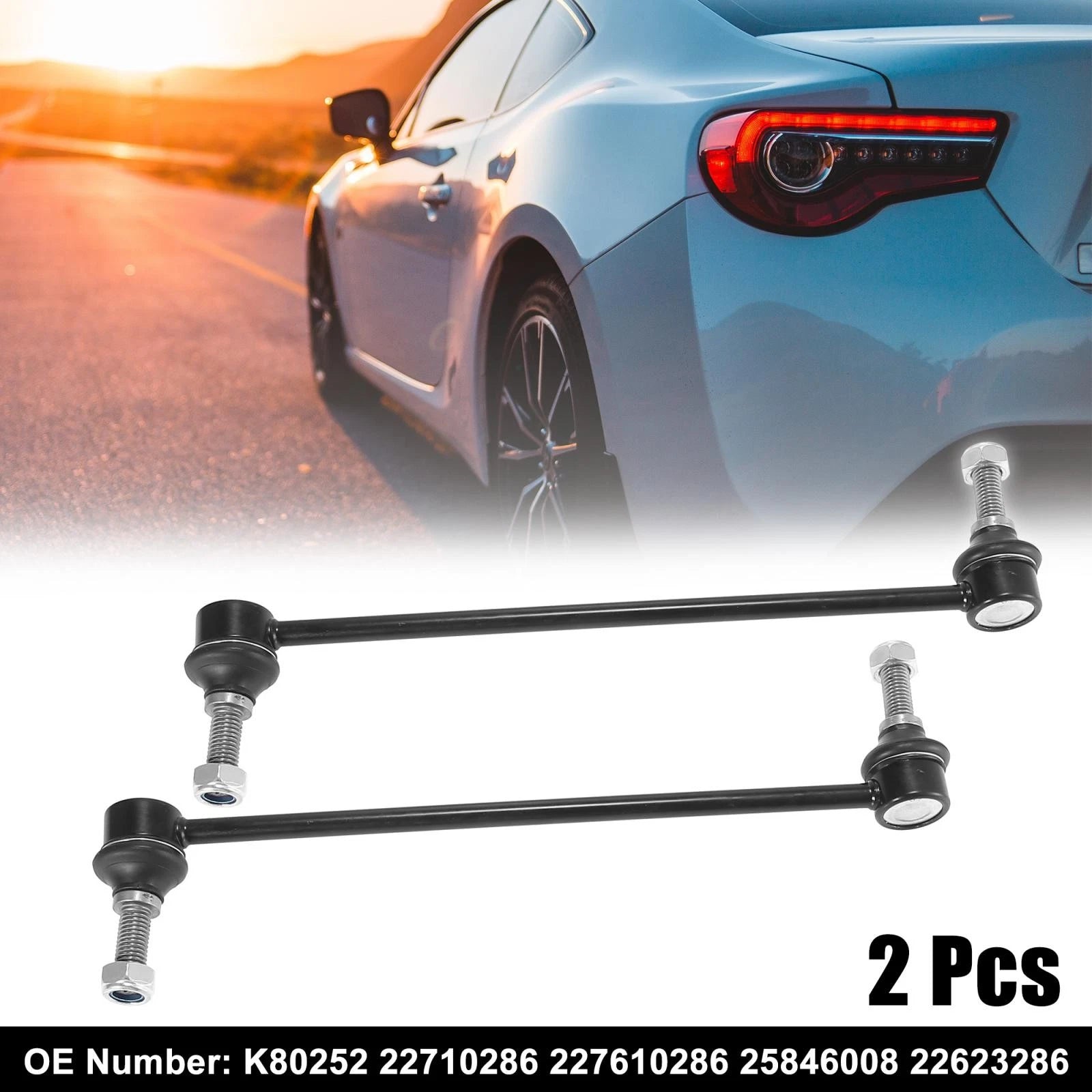 Stabilizer Sway Bar Link Kit 2Pc Replacement for Chevrolet Cobalt HHR (2008–2011)