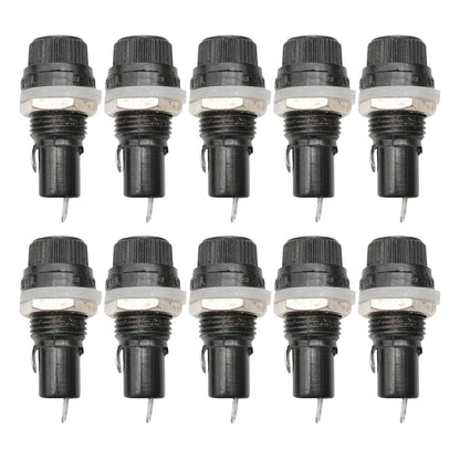 10 Pack Glass Fuse Holders for Motorcycle (Universal)