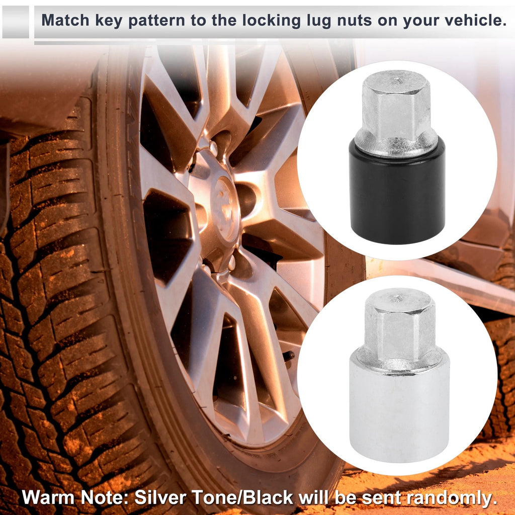 Wheel Lock Lugnut Key Removal Tool Antitheft for Toyota Type J (1998–2019)