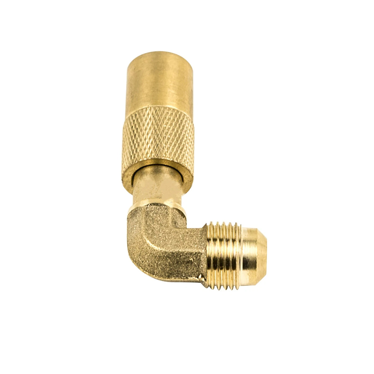 Propane Elbow Adapter for 3/8" Male Flare Connection (Brass)