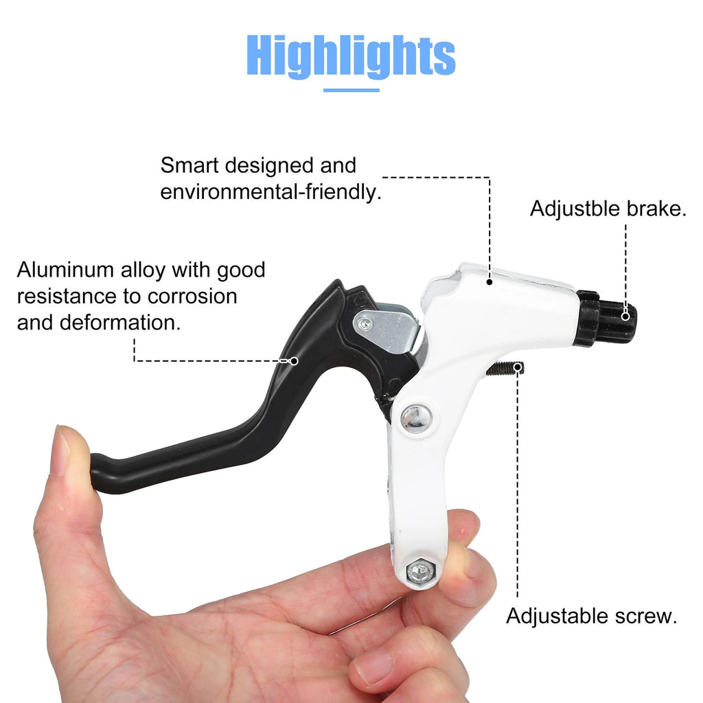 Brake Lever Handles 22mm Pair Aluminum Alloy for Universal Bicycle (1 Pack)