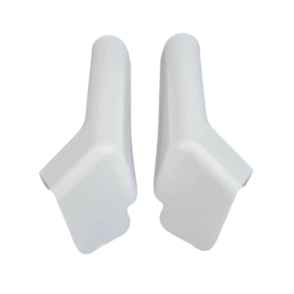 Set of 4 White Rain Gutter Spouts for RV