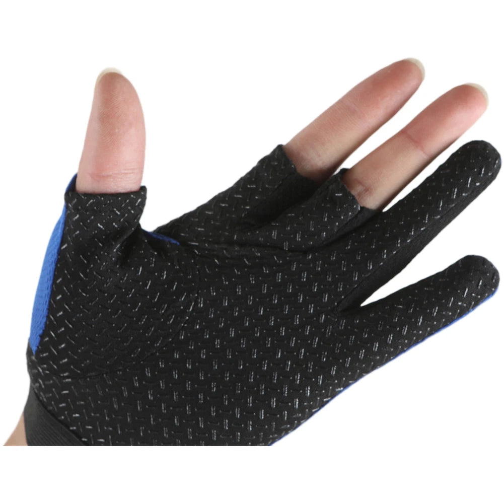 Quick Dry Fishing Gloves Three Finger Style with Breathable Palm