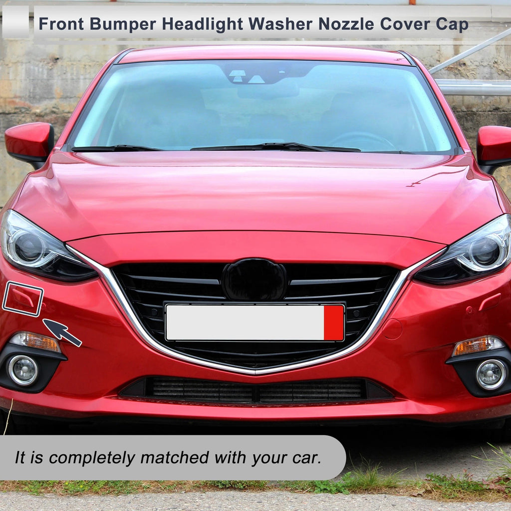 Front Right Headlight Washer Nozzle Cover for Mazda 3 M3 (2014–2018)