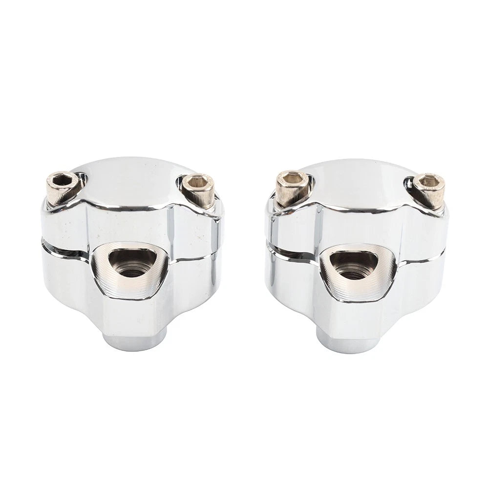 1.65" Handlebar Riser Mount Clamp for Harley Dyna Softail Sportster