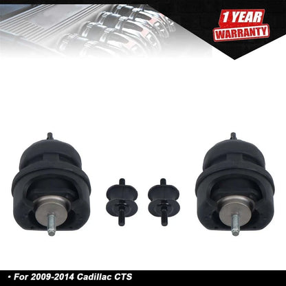 Set of 4 Engine & Trans Mounts for Cadillac CTS (2009–2014) 3.0L 3.6L 6.2L