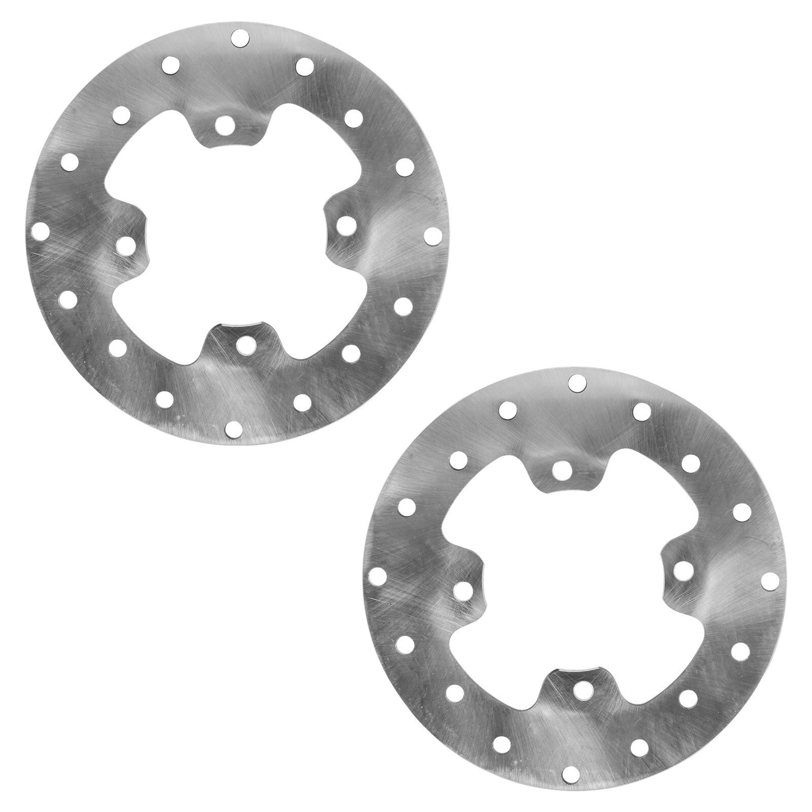 Front and Rear Left Disc Rotor for John Deere RSX850 RSX860 Gator (Qty 2)