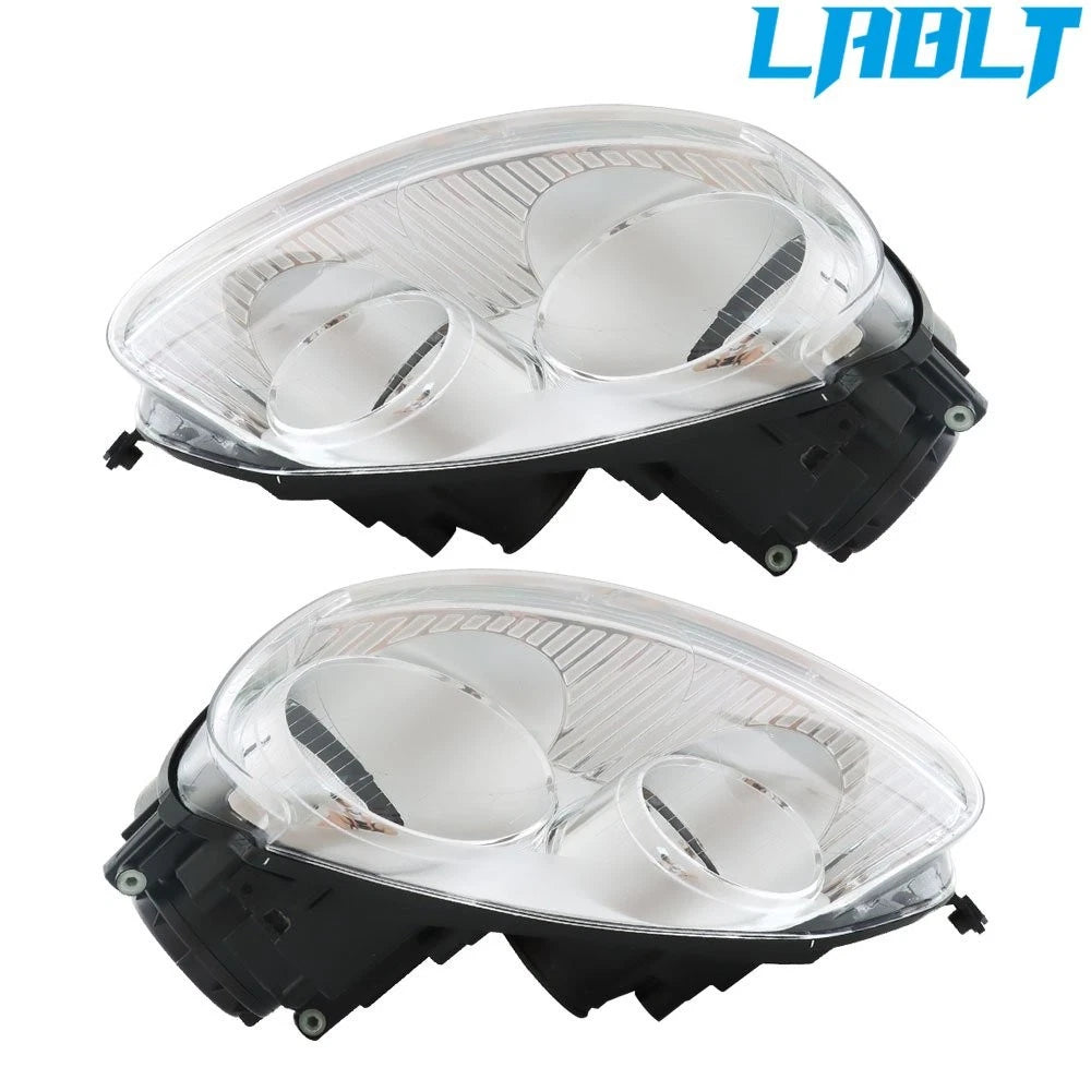 Halogen Headlights Pair for Volkswagen Rabbit (2006–2009) & Jetta (2005–2010)