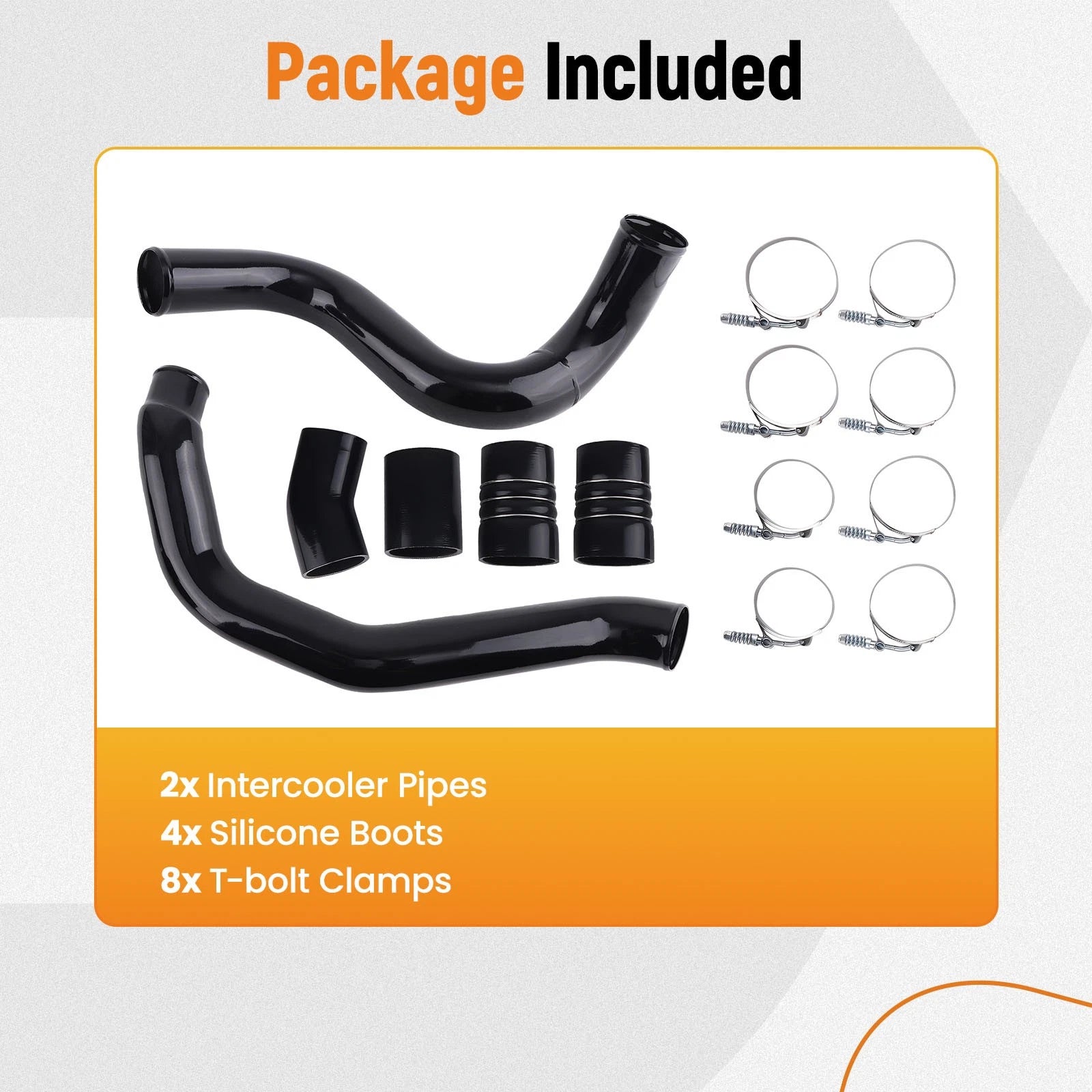 Intercooler Pipe & Boot Kit for Ford 6.0L Powerstroke Diesel (2003–2007)