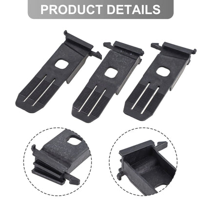 Set of 3 Front Bumper Grille Brackets for Mercedes W212 (2014–2016)