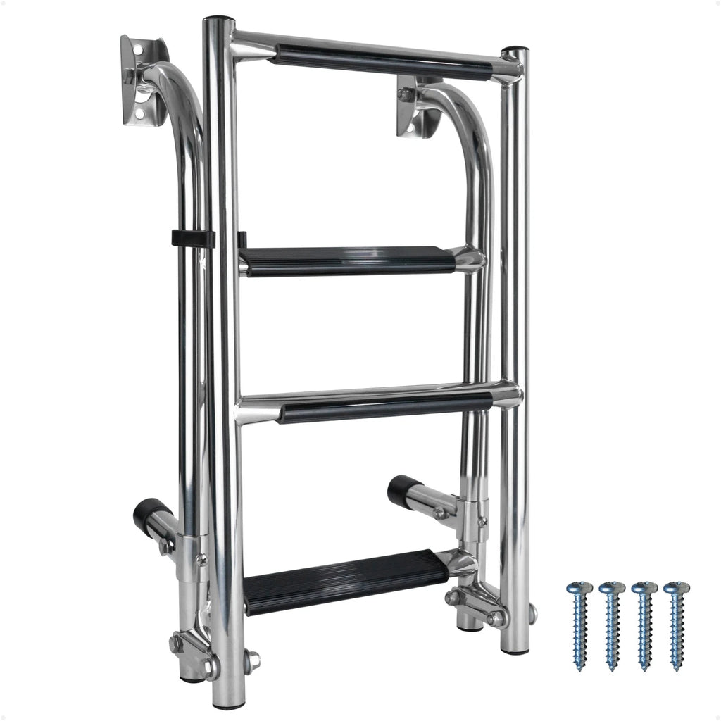 4 Step Folding Boat Ladder for Swim Boarding
