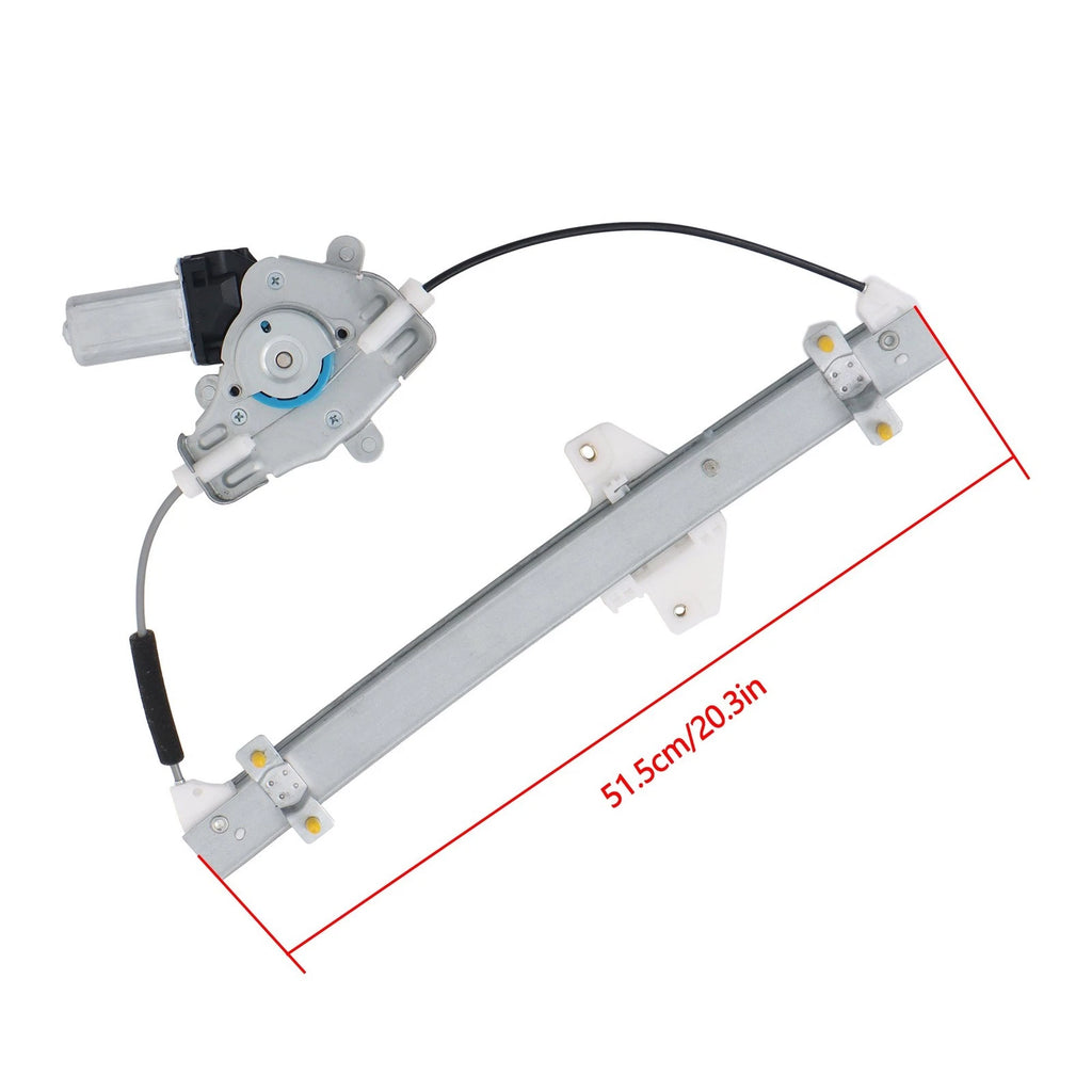 Power Window Regulator for Hyundai Accent (2012–2017) Rear Left w/ Motor