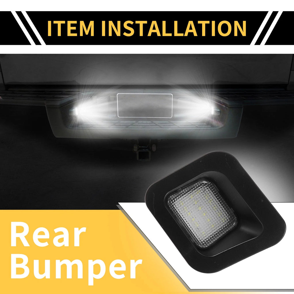 2 Pcs License Plate Light Replacement for Dodge Ram 1500 2500 3500
