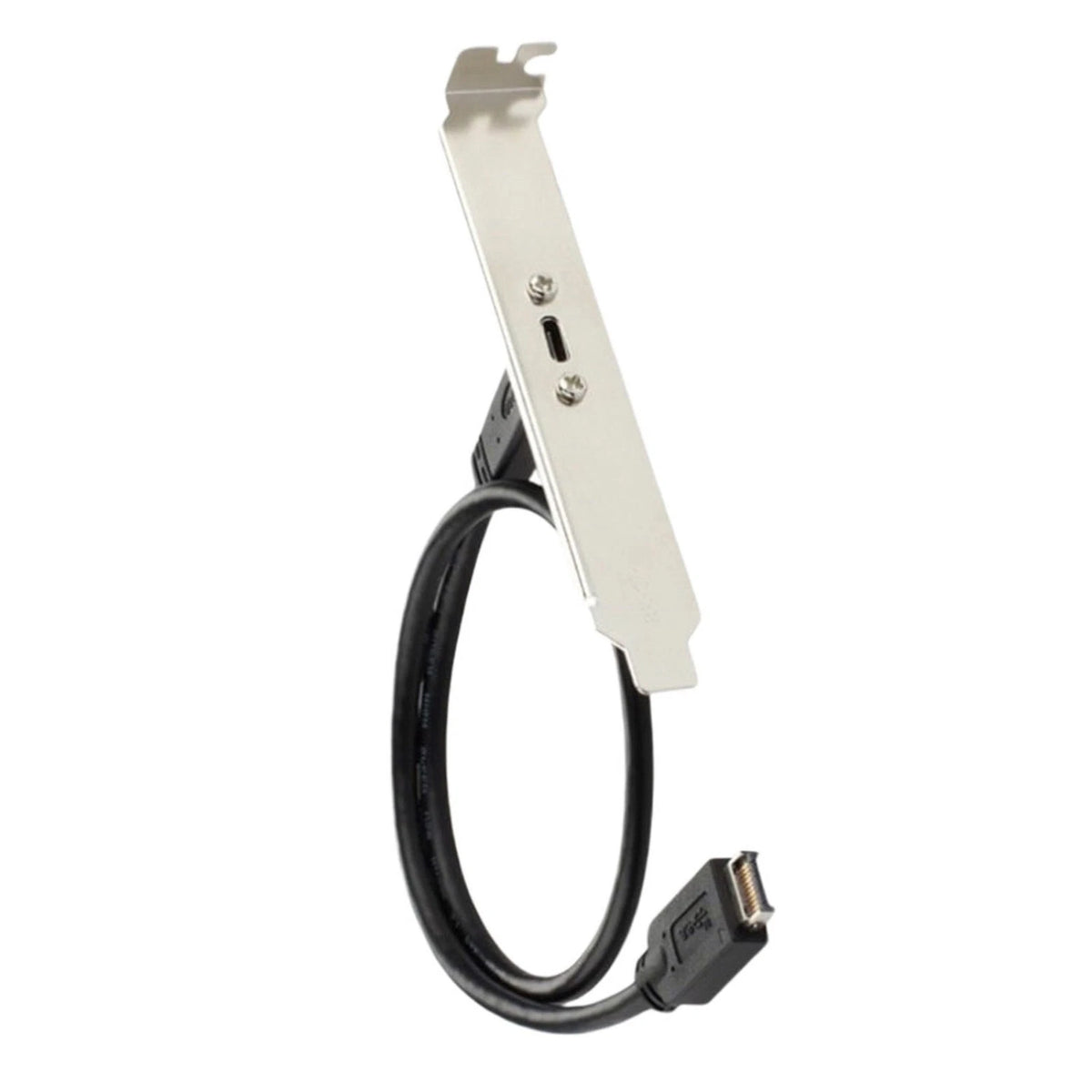 USB 3.1 Type E PCI-E to USB C Female Gen 2 Extension Cable with Bracket