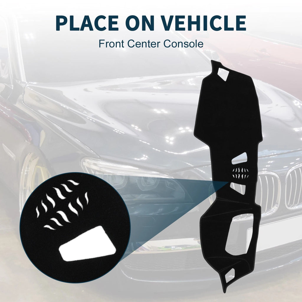 Dashboard Dash Cover Mat for BMW 4 Series 2021–2021 Sun Protector Pad Black