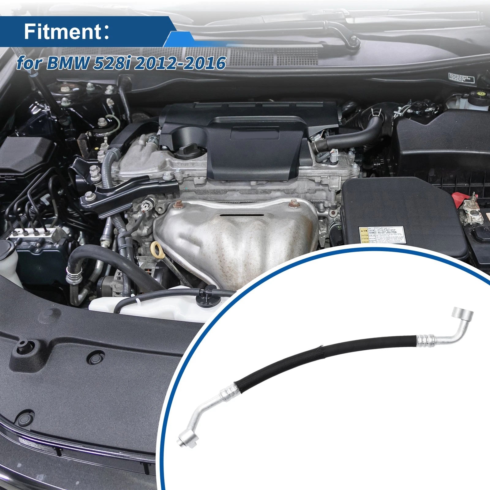 A/C Refrigerant Liquid Hose Replacement for BMW 528i (2012–2016)