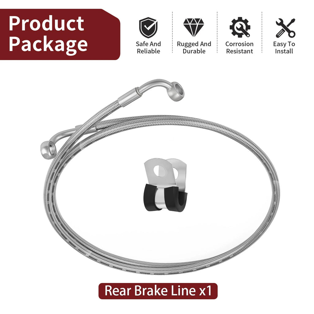 Rear Brake Line for Polaris Sportsman 850 (2020–2024) 1911678 1914132