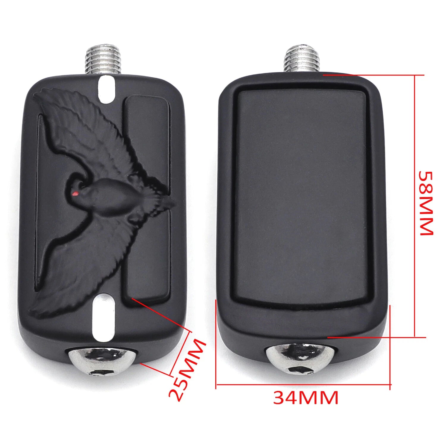HTTMT Black Eagle FootPeg for Harley Street Bob FXDB (2012–2017)