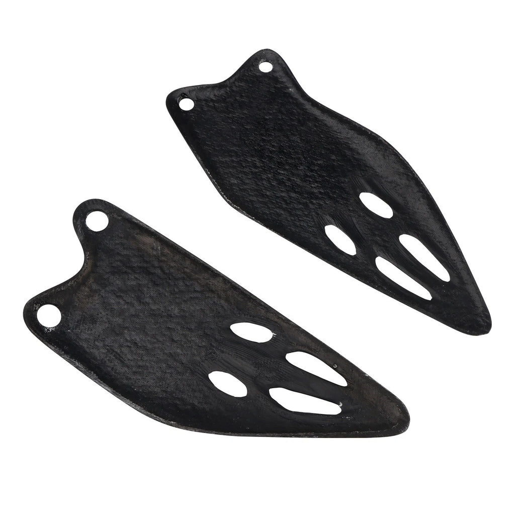 Real Carbon Fiber Foot Protection Board for Kawasaki ZX-6R 636 (2019–2025)