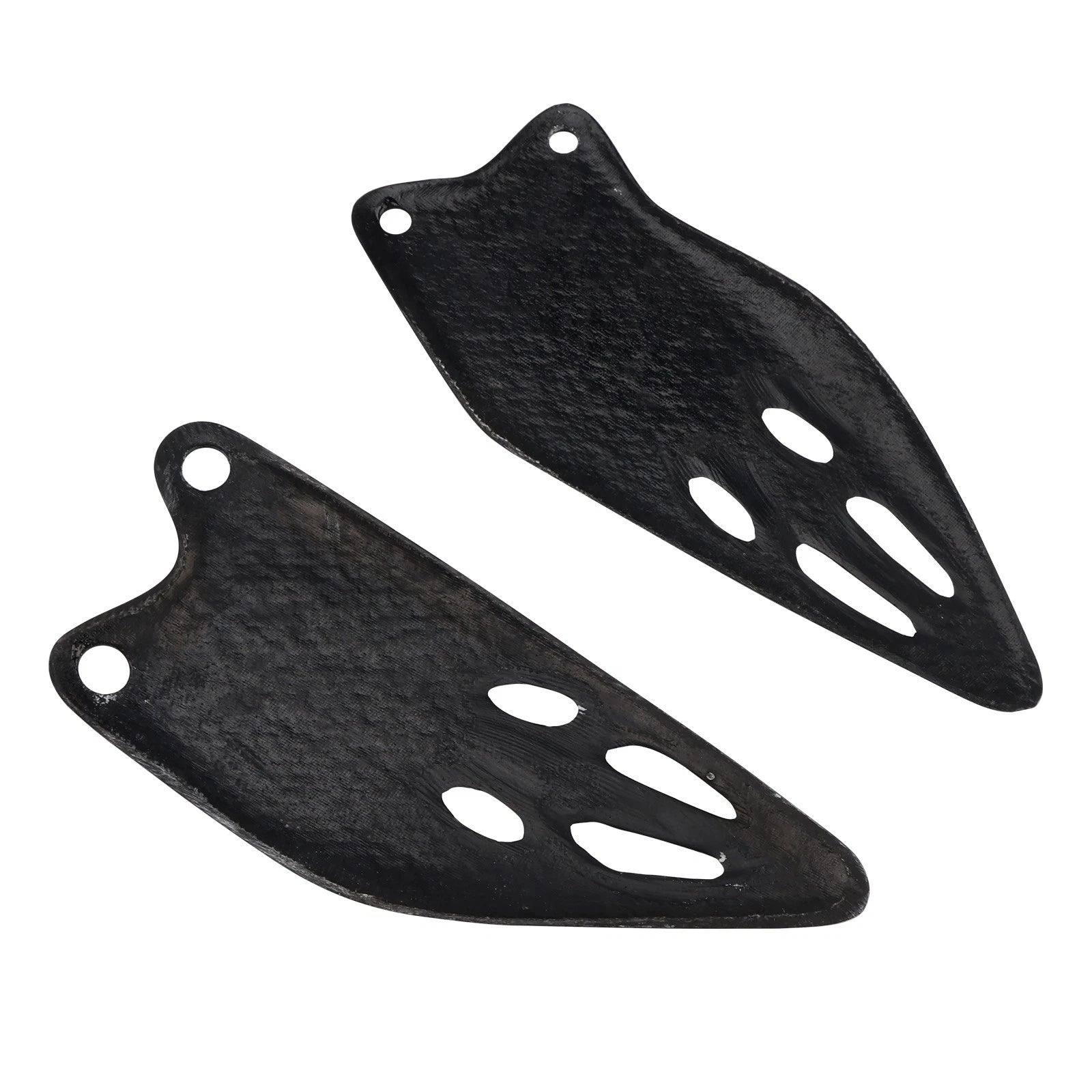 Real Carbon Fiber Foot Protection Board for Kawasaki ZX-6R 636 (2019–2025)