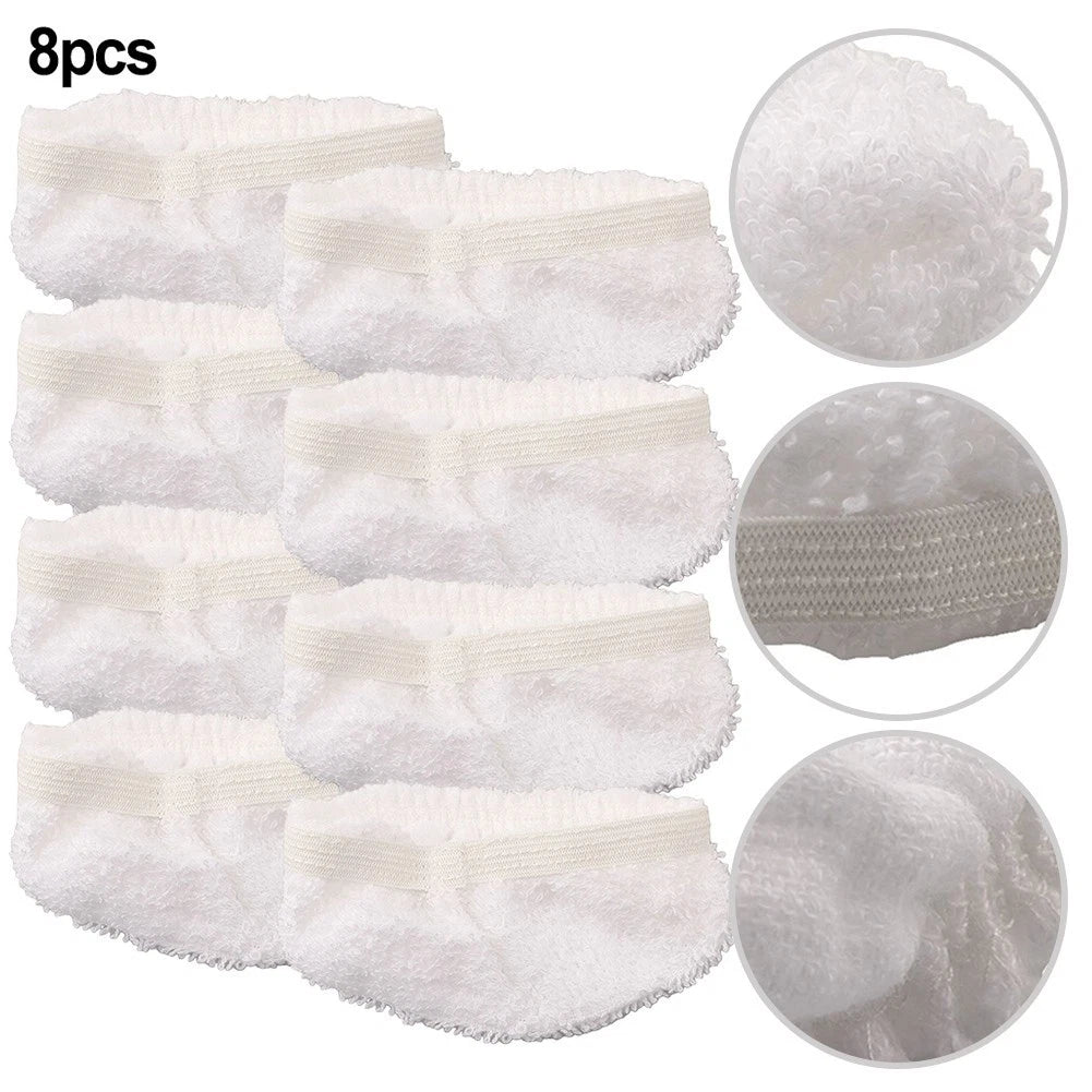8 Pack Microfiber Mop Pads for Compatible Models