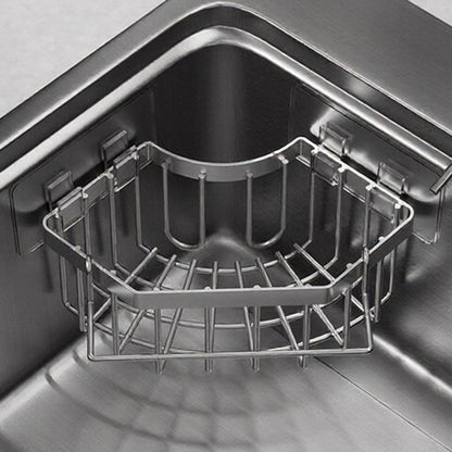 Self-Sticking Corner Shelf for Cleaning Tools (18x18x9cm)