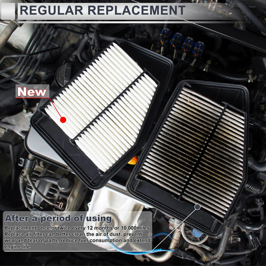Engine Air Filter Replacement for Audi A4 A6 A8 2002–2009 1.8L 2.0L 3.2L