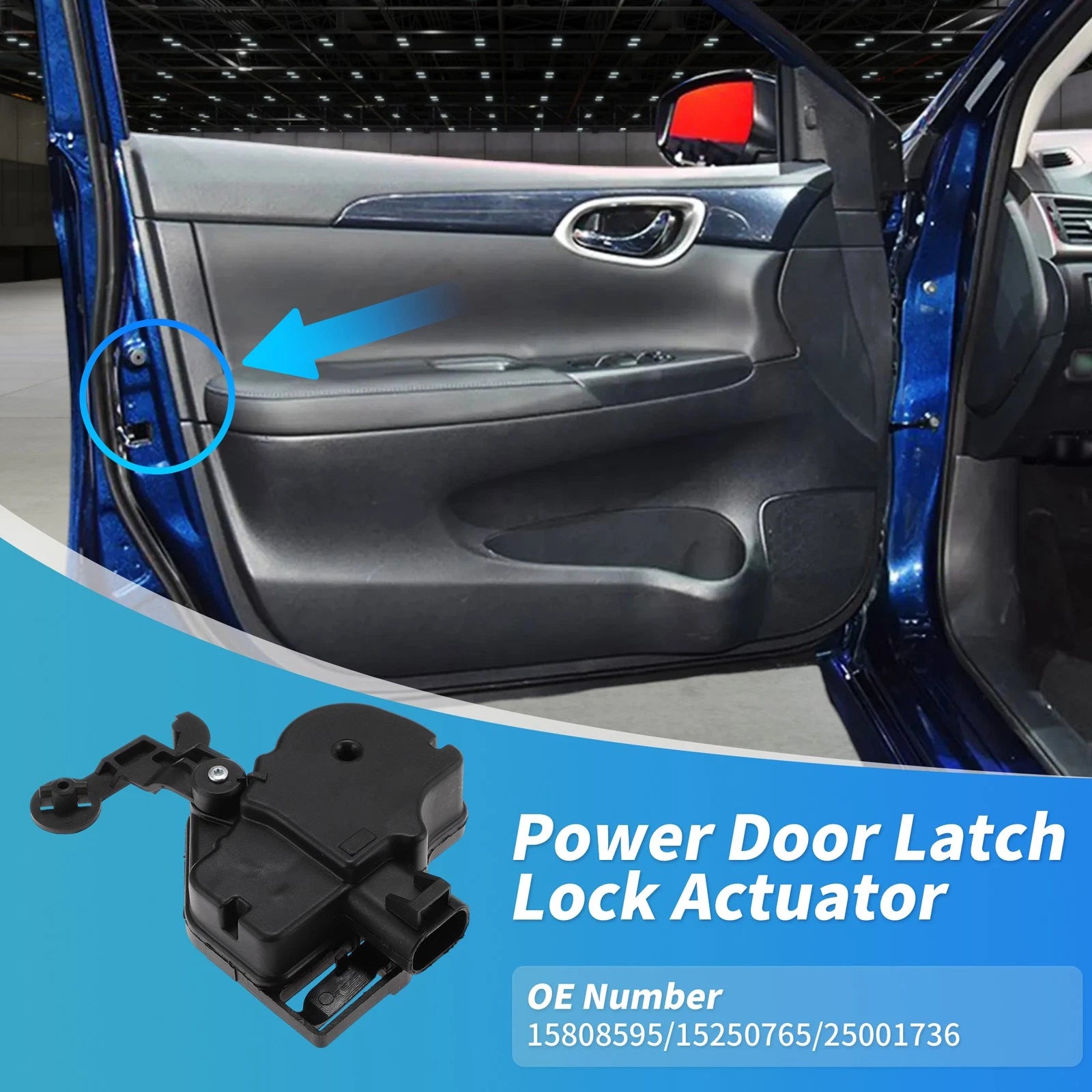Back Door Power Door Lock Actuator Replacement for Cadillac Escalade (2002–2006)