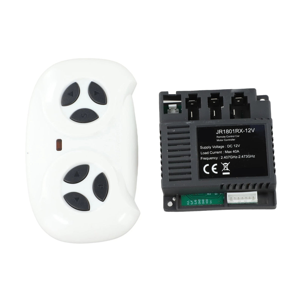 JR1801RX 12V Receiver & Remote for Children's Electric Vehicles (2010–2023)