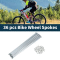 Bicycle Spokes Nipple Set 249mm Carbon Steel for Universal Use (Universal)