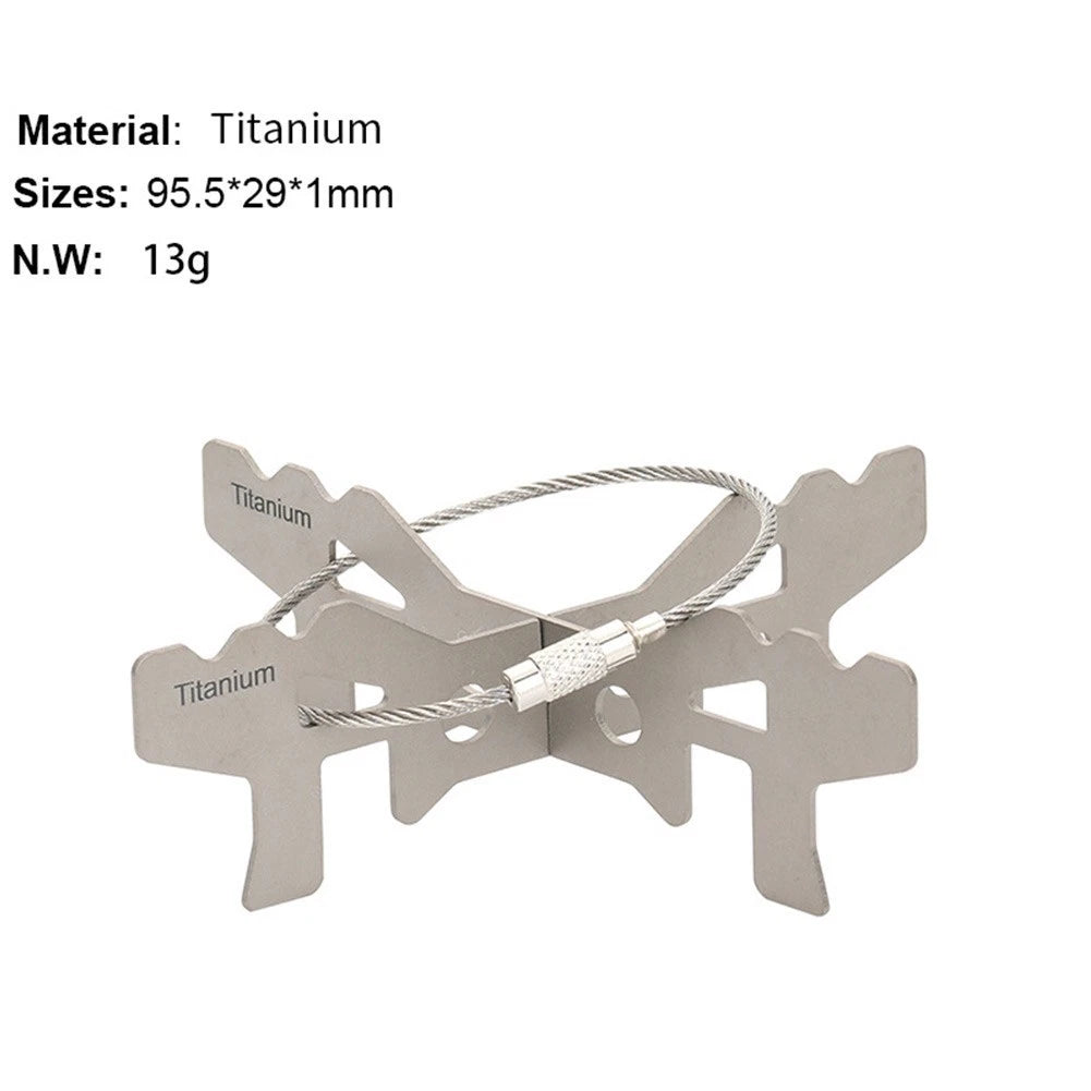 Light Stove Rack Cross Stand for Camping Supplies
