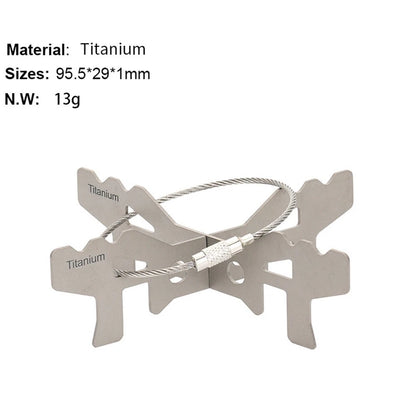 Light Stove Rack Cross Stand for Camping Supplies