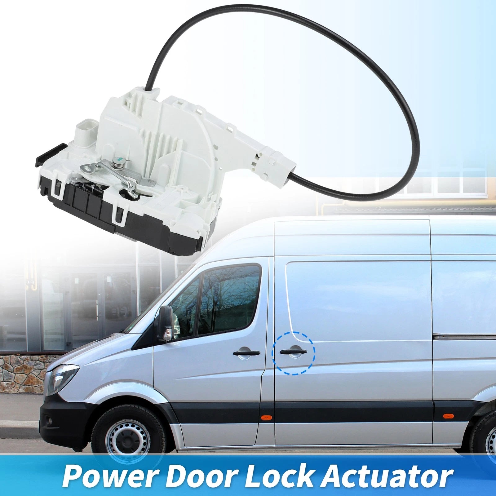 Door Lock Actuator Replacement for Mercedes-Benz Sprinter 2500 3500 (2013–2018)