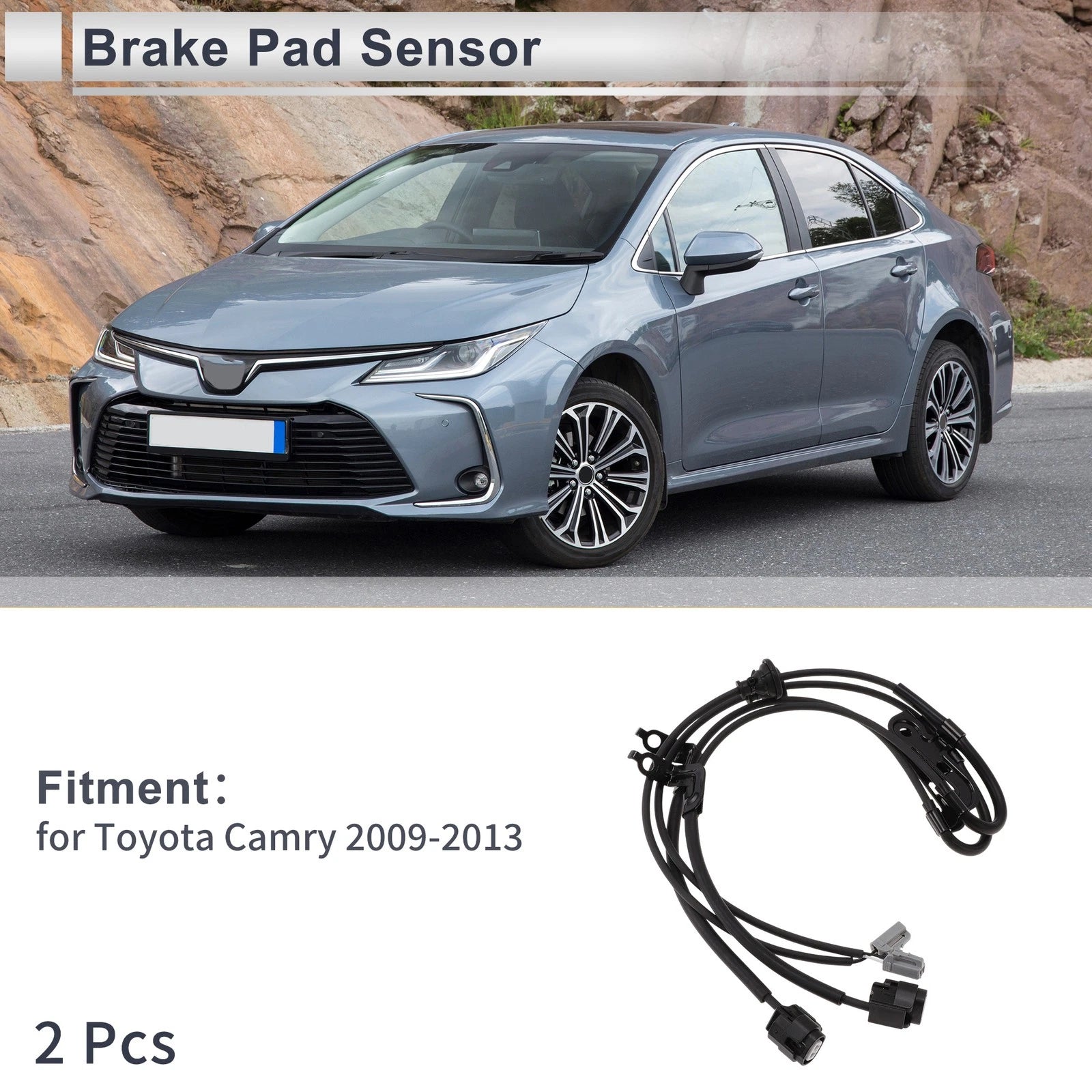 Rear Wheel Brake Pad Wear Sensor Replacement for Toyota Camry (2009–2013)