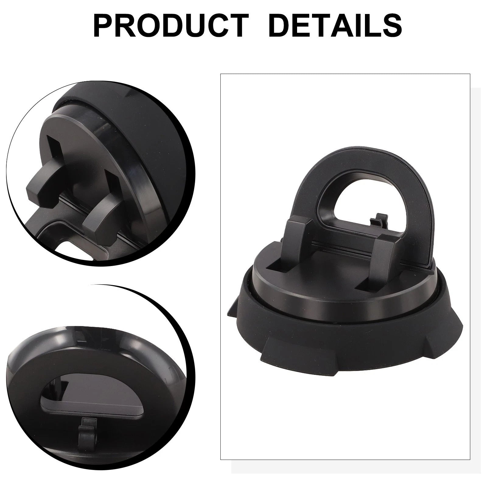 Car Phone Mount Holder for Dashboard Center Console (360 Degree Rotation)