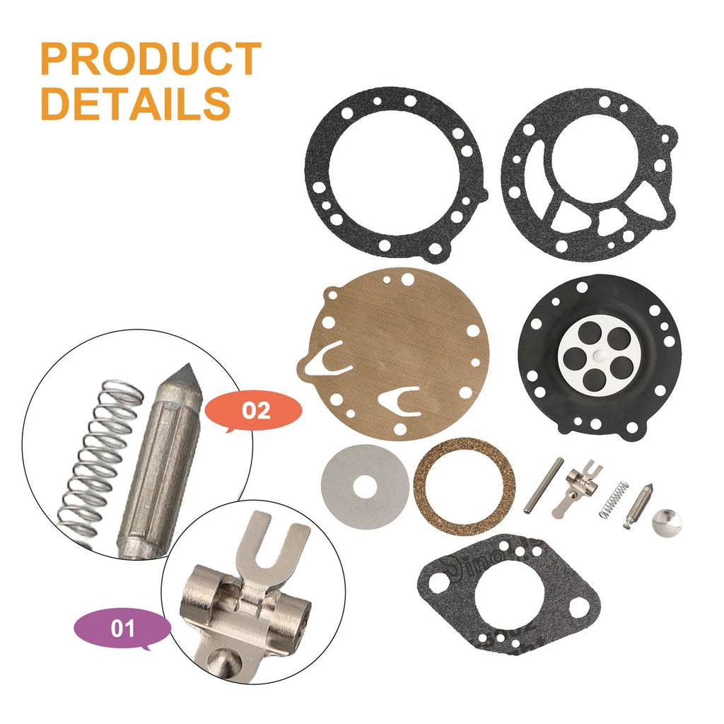 Carburetor Repair Kit for LA-S8 A LB-S9 A (Improved Performance)